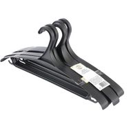 Вешалка-плечики р. 52-54 Elfe, пластмассовая, 5 шт, цв.черный