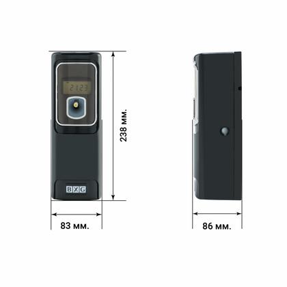 Диспенсер BXG-AR-6006B для аэрозольного освежителя воздуха электронный, черный