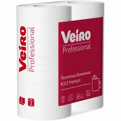 Полотенца бумажные  Veiro Professional Premium в рулонах, 2 рул, 15м, 2 слоя
