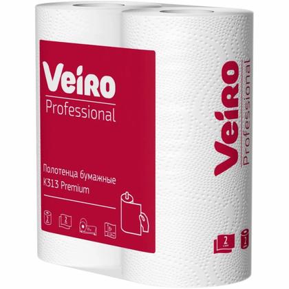 Полотенца бумажные  Veiro Professional Premium в рулонах, 2 рул, 15м, 2 слоя