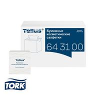 Салфетки Tellus Премиум для лица белые, 90шт/упак, в кубе