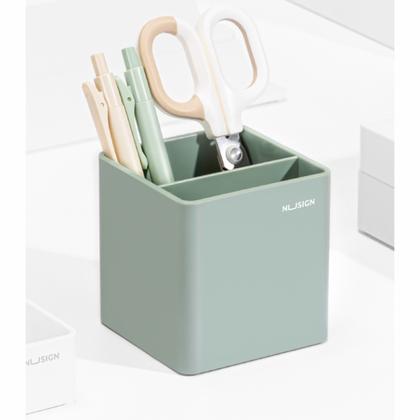 Подставка д/ручек "Nusign" пласт., 2 дел., белый