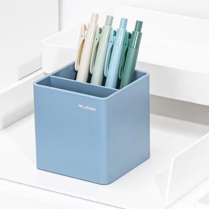 Подставка д/ручек "Nusign" пласт., 2 дел., белый