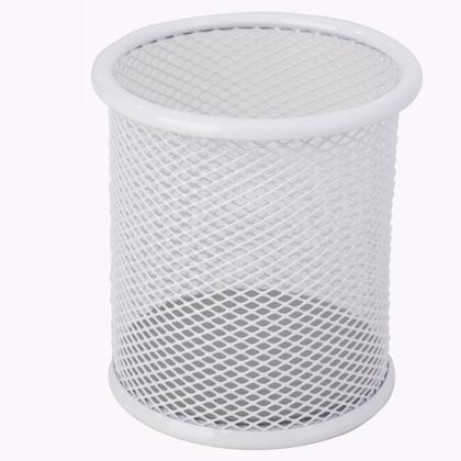 Карандашница "Deli" метал., сетка, кругл., ассорти пастель