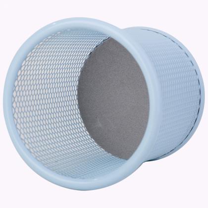 Карандашница "Deli" метал., сетка, кругл., ассорти пастель