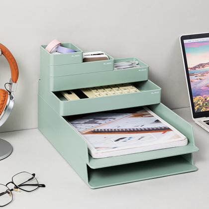 Органайзер настольный "Nusign" пласт., набор 6 шт, белый