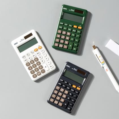 Кальк. карм. 12р. M120 Deli Easy зеленый, пласт., 115*68*10 мм