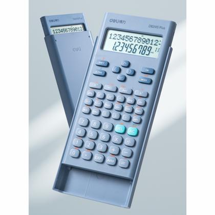 Кальк. научн. D82MS "Deli Core" св.-синий 160*82*18 мм 240 функций