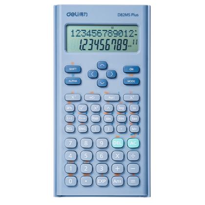 Кальк. научн. D82MS "Deli Core" св.-синий 160*82*18 мм 240 функций