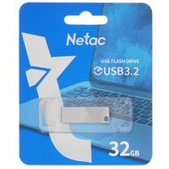 Карта памяти USB Flash 3.2 32 Gb Highspeed UM1 , металл, Netac
