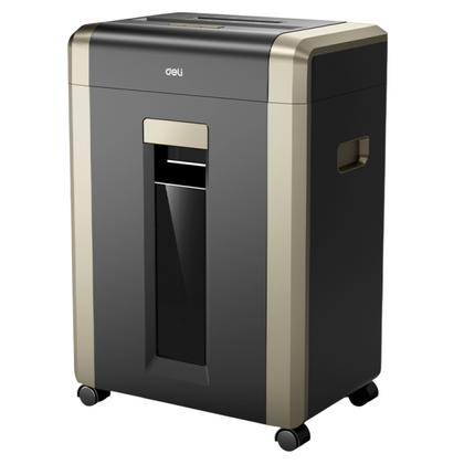 Уничтожитель Deli ET099 (P-4, 4*30, до 25 листов, 31 литр, раб. цикл 30 мин), черный