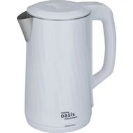 Электрочайник Oasis K-13PW пластик, белый