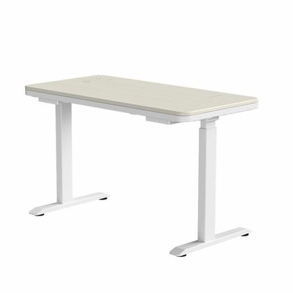 Стол с электроприводом двухмоторный AOKE AK-GT09-YZB2-S, цвет белый/береза (AOKE HOME WOOD)