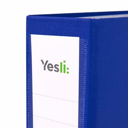 Папка регистратор А4, ПВХ, 75 мм. "Yesli:" серый