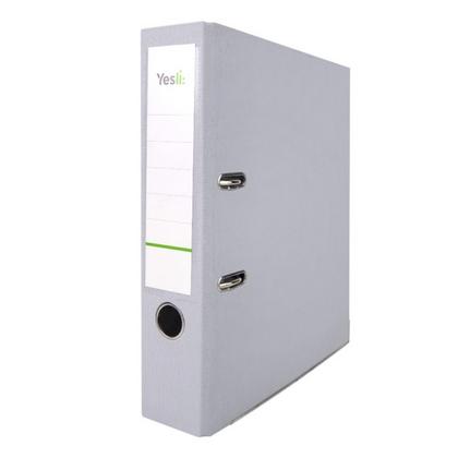 Папка регистратор А4, ПВХ, 75 мм. "Yesli:" серый