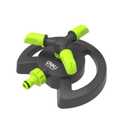 Распылитель "Deli GS EDL581301" 3/4", круговой вращающийся, пластик, зеленый