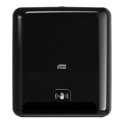 Диспенсер TORK Matic д/полотенец в рулонах пластиковый сенсорный, черный, H1