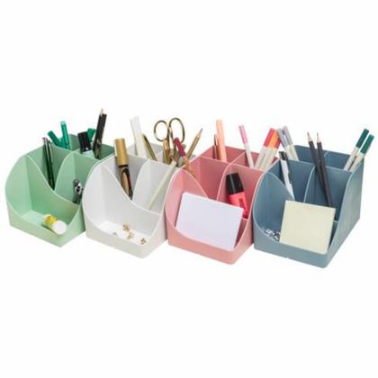 Подставка д/ручек "Autentik" пласт., 5 дел., белый