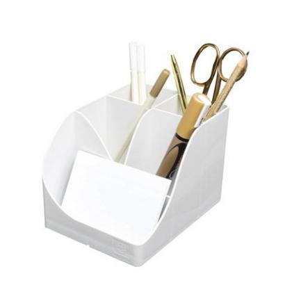 Подставка д/ручек "Autentik" пласт., 5 дел., белый