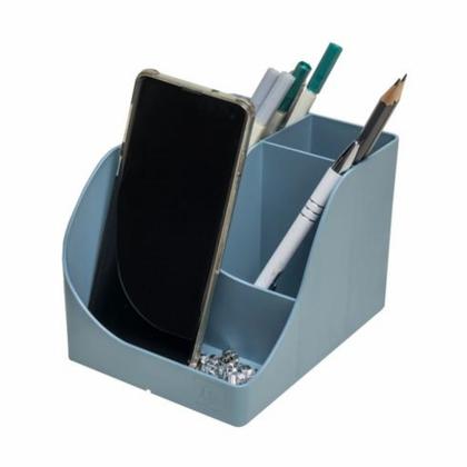 Подставка д/ручек "Autentik" пласт., 5 дел., шалфейно-зеленый