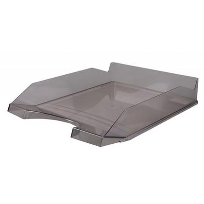 модуль горизонтальный "Office Products" пласт., прозрачный серый