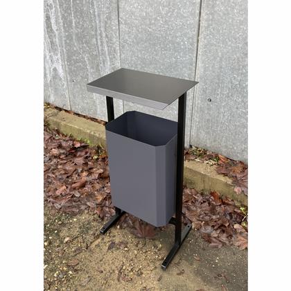 Урна уличная д/мусора 35л СТАНДАРТ метал., зелёный