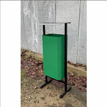 Урна уличная д/мусора 50л СТАНДАРТ метал., серый