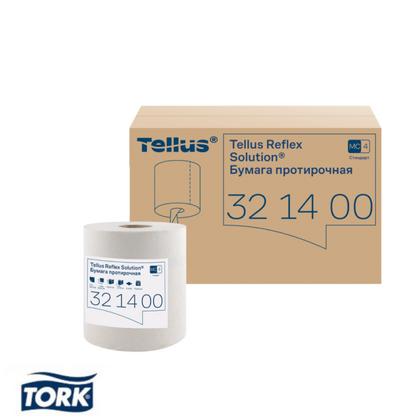 Протирочная бумага Tellus Reflex Стандарт c центральной вытяжкой, 1-сл., 270м, MC4