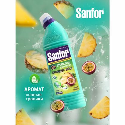 Средство чистящее д/сантехники "Sanfor Арома Сочные тропики" 750 г