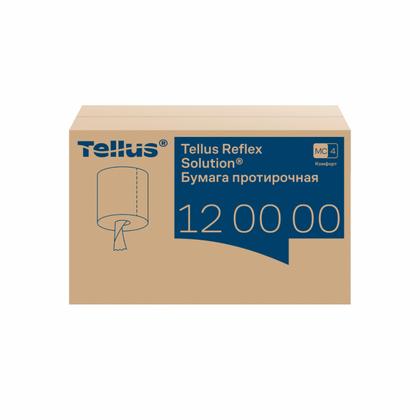 Протирочная бумага Tellus Reflex Комфорт c центральной вытяжкой, 1-сл., 270м, MС4