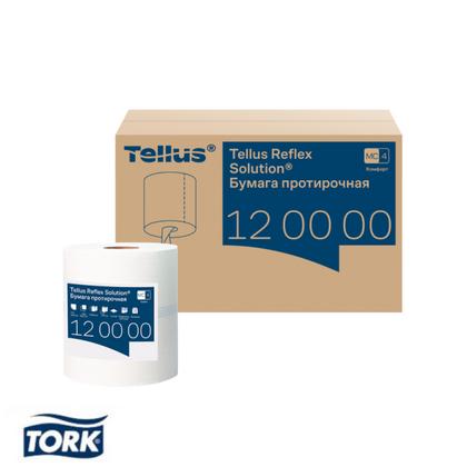 Протирочная бумага Tellus Reflex Комфорт c центральной вытяжкой, 1-сл., 270м, MС4