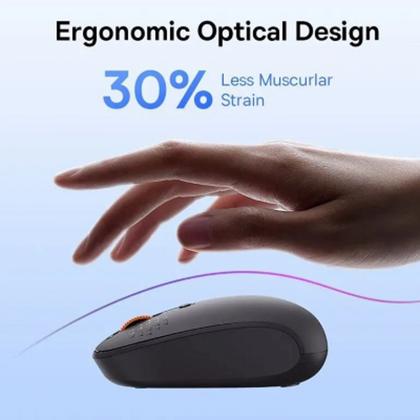 комп. мышь F01A (беспровод.оптич., USB) Frosted Gray Baseus