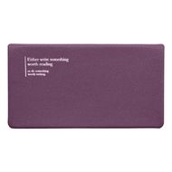 Еженедельник датир. А6 160*90 мм, 128 стр., тонир., лин. "Prague" мягк. обл. кожзам., сливовый 2026