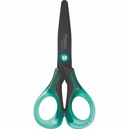 Ножницы 13 см "Sensoft" ассорти, блистер