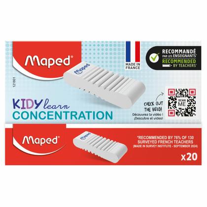 Ластик "Kidy Learn Concentration" белый