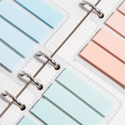 Закладки пласт. "Deli" 12*44 мм, 1 цв.*25 шт., ассорти пастель