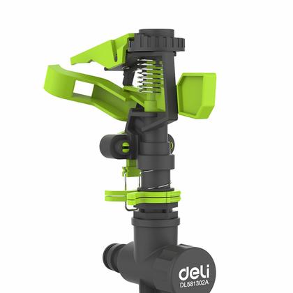 Распылитель "Deli" 3/4 EDL581302A", импульсный, на пласт. пике, черный/зеленый