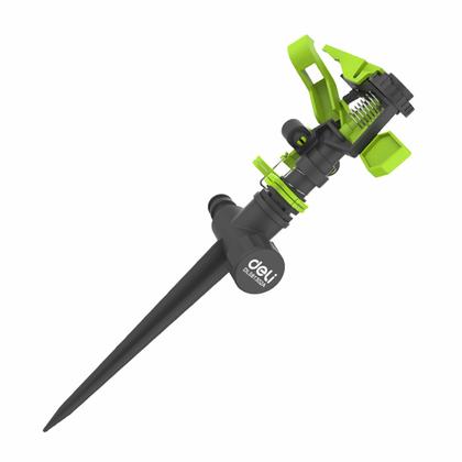 Распылитель "Deli" 3/4 EDL581302A", импульсный, на пласт. пике, черный/зеленый