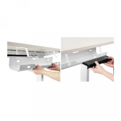 Кабель-канал горизонтальный Cable Tray WHITE, белый