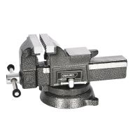 Тиски стальные поворотные с наковальней Deli YS EDL2906Z 6"-150мм