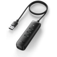 комп. USB HUB UGREEN USB-A 3.0 to 4 USB-A 3.0, с кабелем 1m, порт питания USB-C, Black CM416-80657