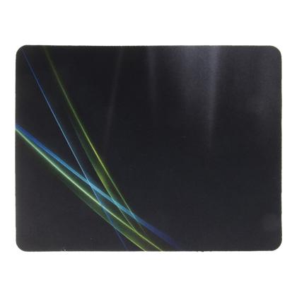 коврик для мыши Oklick OK-F0250, черный с неоновыми линиями 