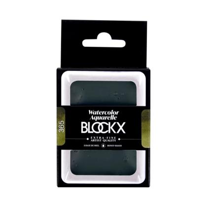Краски акварельные "Blockx. Giant pan" 365 оливковый зеленый, 18 мл., кювета