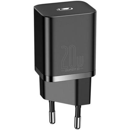 Сетевое зарядное устройство Baseus CCSUP-B01 Super SiQuick Charger Type-C 20W Black