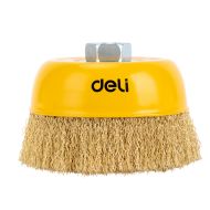 Щетка чашечная проволочная для УШМ Deli YS EDH-GSS125-E1 125 мм, М14, гофрированная, витая