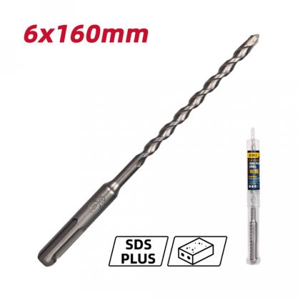 Бур по бетону Deli YS EDH-Y06160 6x160 мм, SDS-PLUS