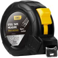 Рулетка Deli YS EDL9005PY 5 м*19 мм, нейлоновое покрытие, черная