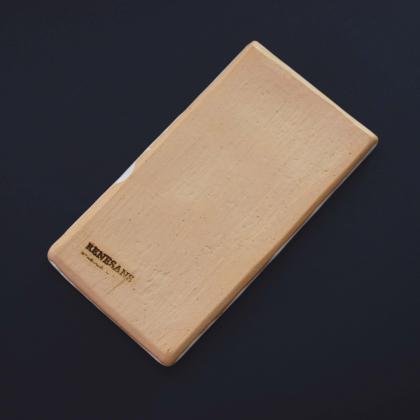 Палитра керамическая "Renesans" 3 ячейки, прямоугольная, 9*17,5 см