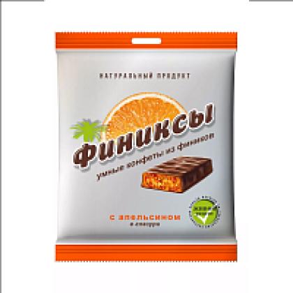Конфеты "Финиксы" 90 гр., апельсин в глазури