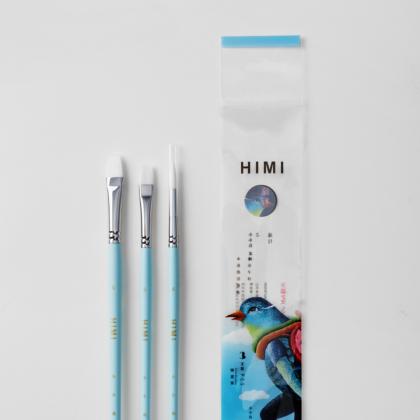 Кисть "Himi Little Bird" синтетика, 3 шт, голубой